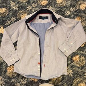 Leo & Zachary Blue Button-Up Shirt size 5